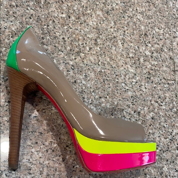 Neon color Ruthie Davis heels - Picture 10 of 12